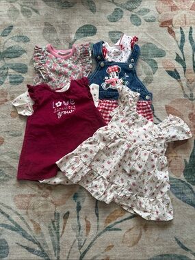 Baby Girls 6-9months Dress Bundle-Disney Cat & Jack Childrens Place